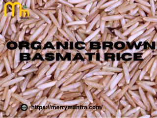Organic Brown Basmati rice 