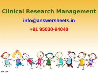 Write a short note on Schedule Y of clinical research.ppt