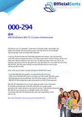 000-294 IBM WebSphere MQ V5.3 System Administration.pdf