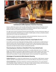 Commercial Coffee Espresso Machine Financing.docx