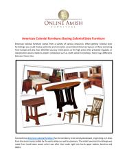 American Colonial Furniture  Buying Colonial Style Furniture.pdf