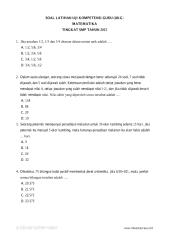 Soal Ukg SMP - Matematika.pdf