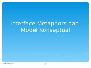 3 - interface metaphors dan model konseptual-donz.ppt