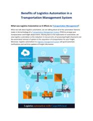 Benefits of Logistics Automation in a Transportation Management System.pdf