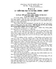 Bao cao so ket hoc ky I - 2006-2007.doc